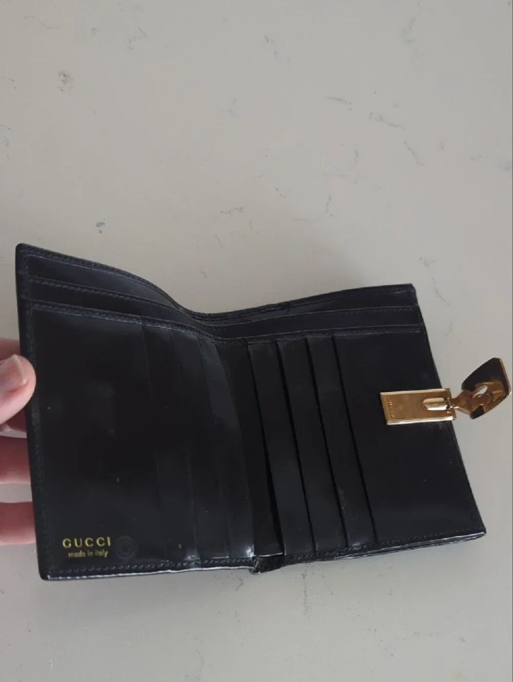 Gucci Patent Leather Wallet